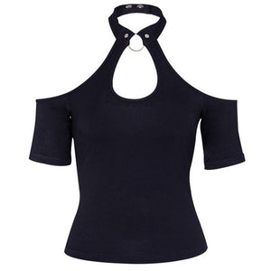 Choker Neck T-Shirt