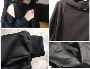 Oversized Black Hoodie