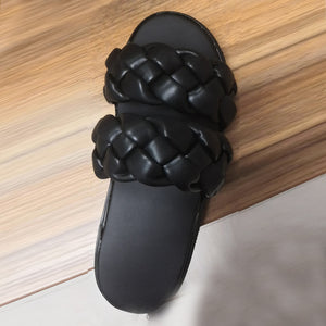 Quilted Flatform Slippers