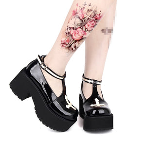 Sord Print Chunky Platform Shoes