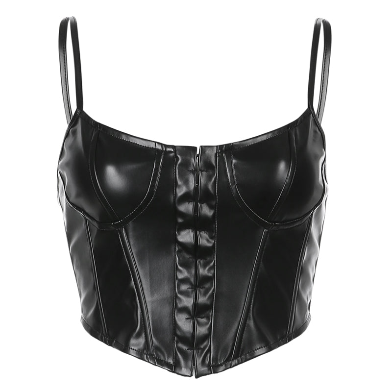 Witch Sabrina Leather Bustier