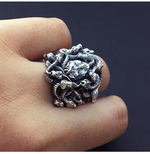 Snake Hair Figure Ring