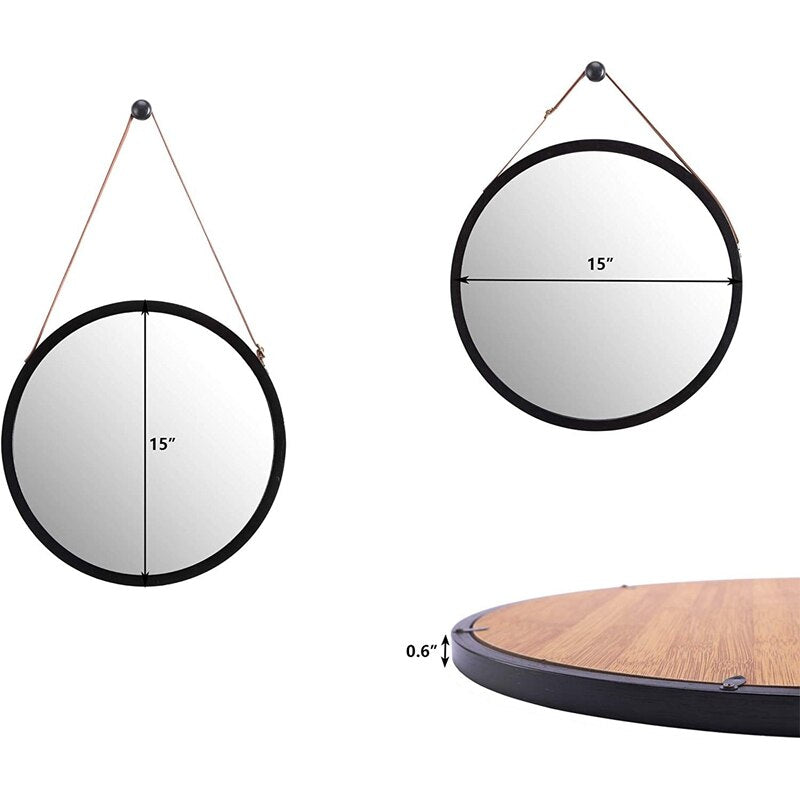 Hanging Round Wall Mirror