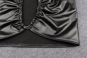 Chain Detail 2 Piece Mini Skirt Set