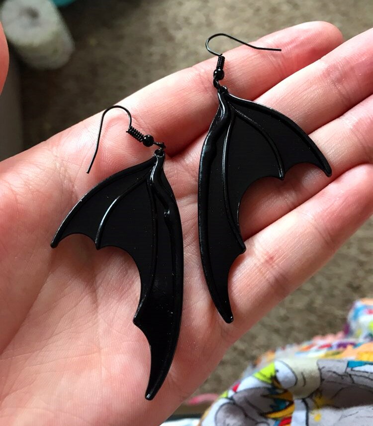 Bat Wings Shaped Earrings