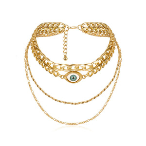 Evil Eye Protection Chains Choker