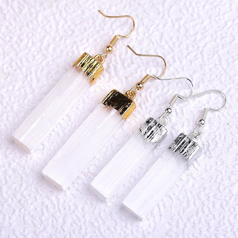 Healing Crystal Dangle Earrings