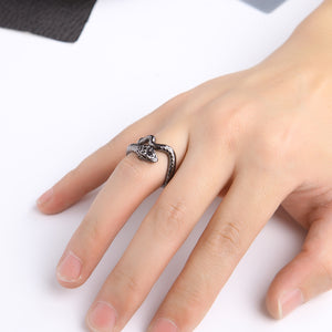 Shiny Snake Open Ring