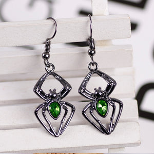 Spider Shaped Stone Earrings