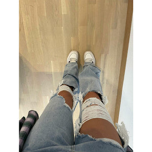 Ripped Boyfriend Jeans