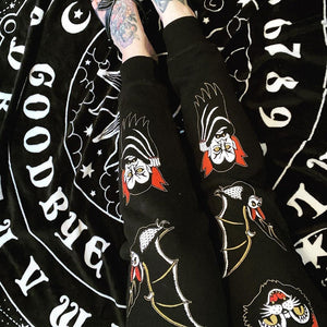 Dracula Print Harem Pants