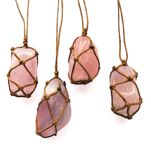 Natural Pink Stone Pendant