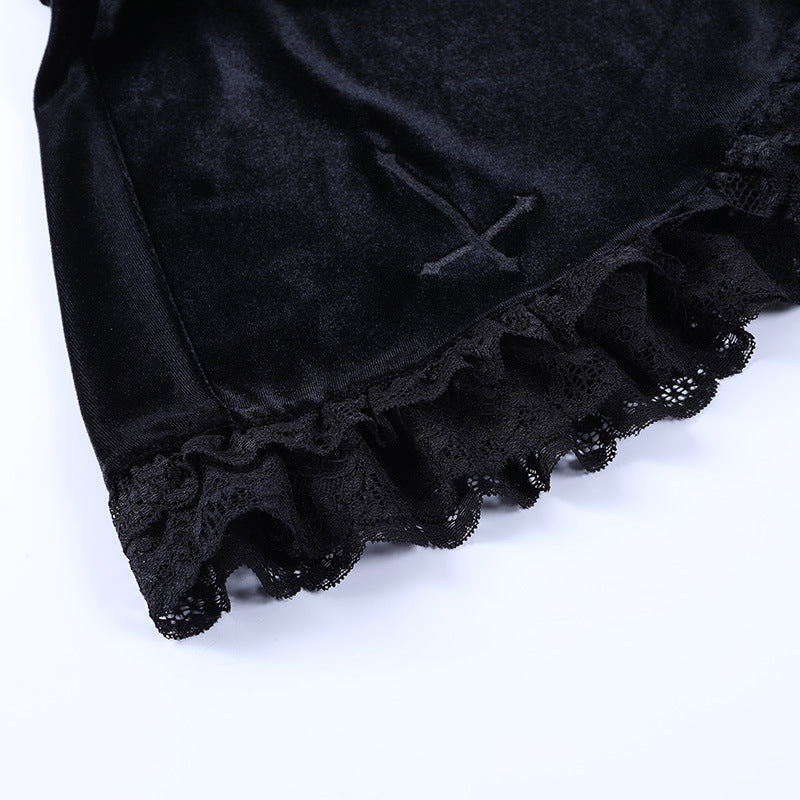 Reverse Cross Mini Skirt