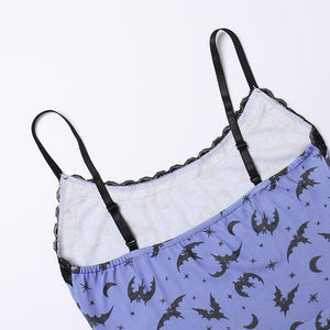 Bats Print Lingerie