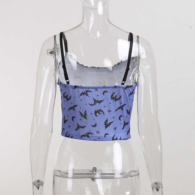 Bats Print Lingerie