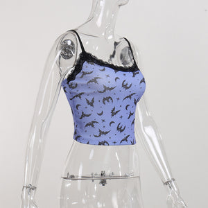 Bats Print Lingerie