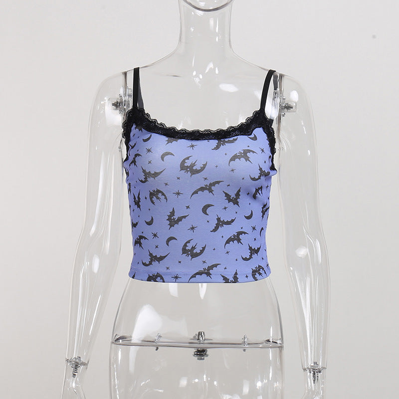 Bats Print Lingerie