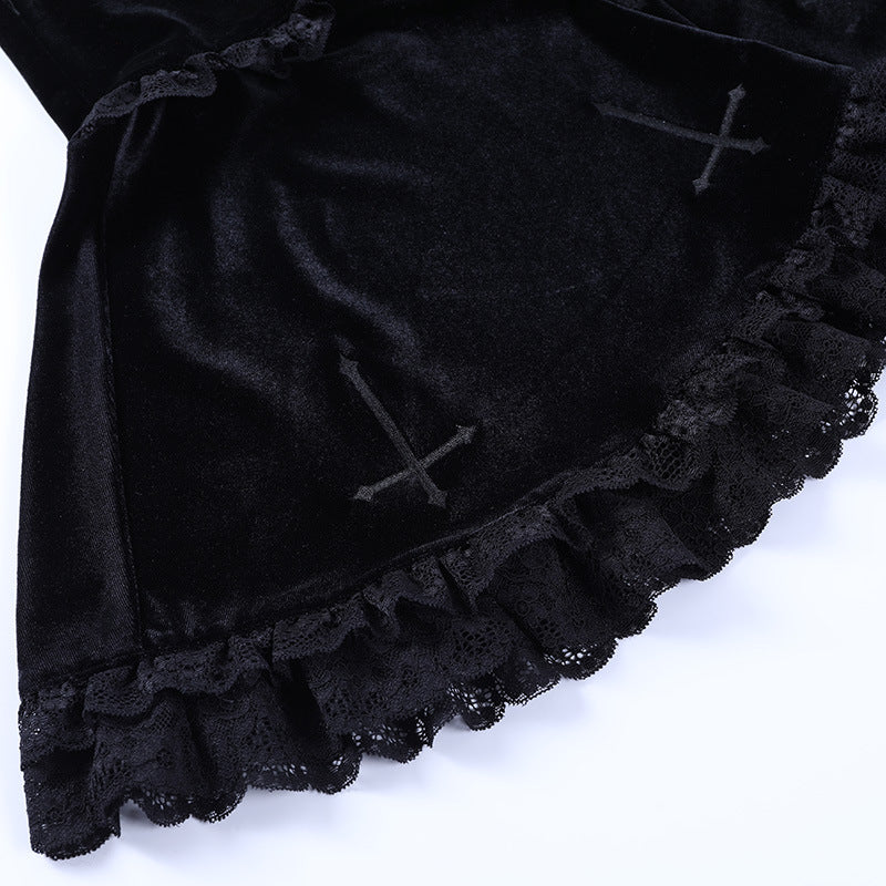 Reverse Cross Mini Skirt