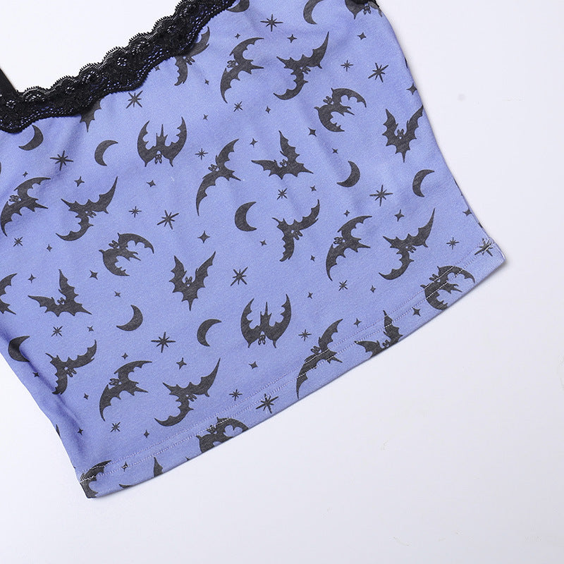 Bats Print Lingerie