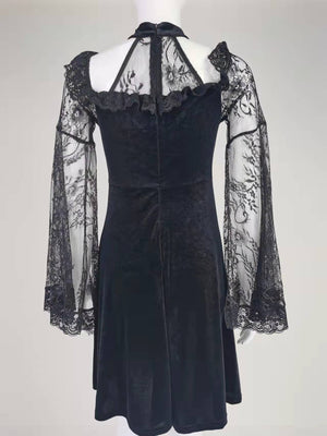 Witch Lemire Lace Mini Dress