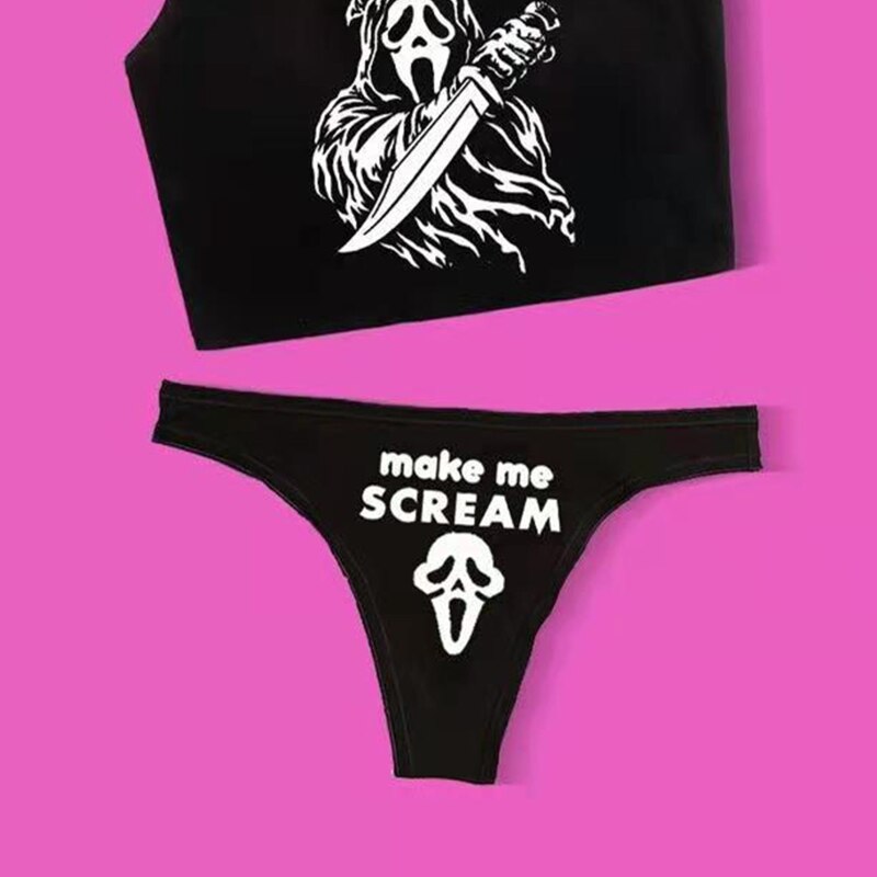 Make Me Scream Bikini Set