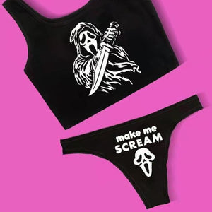 Make Me Scream Bikini Set