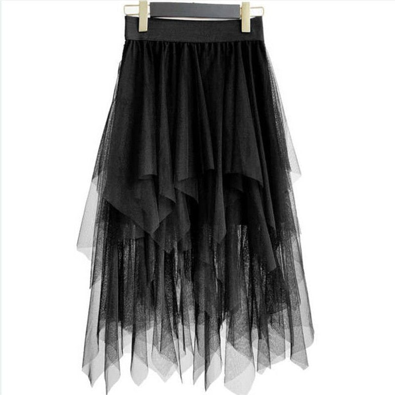 Black Black Skirt