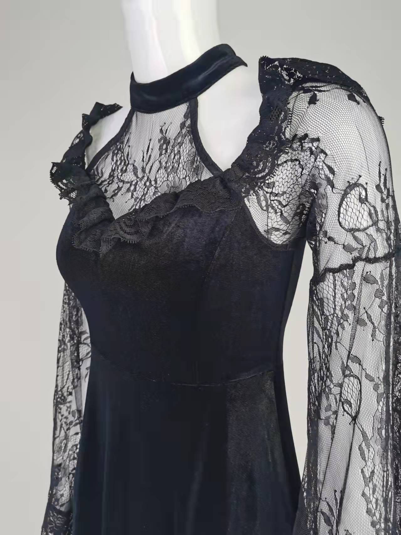 Witch Lemire Lace Mini Dress