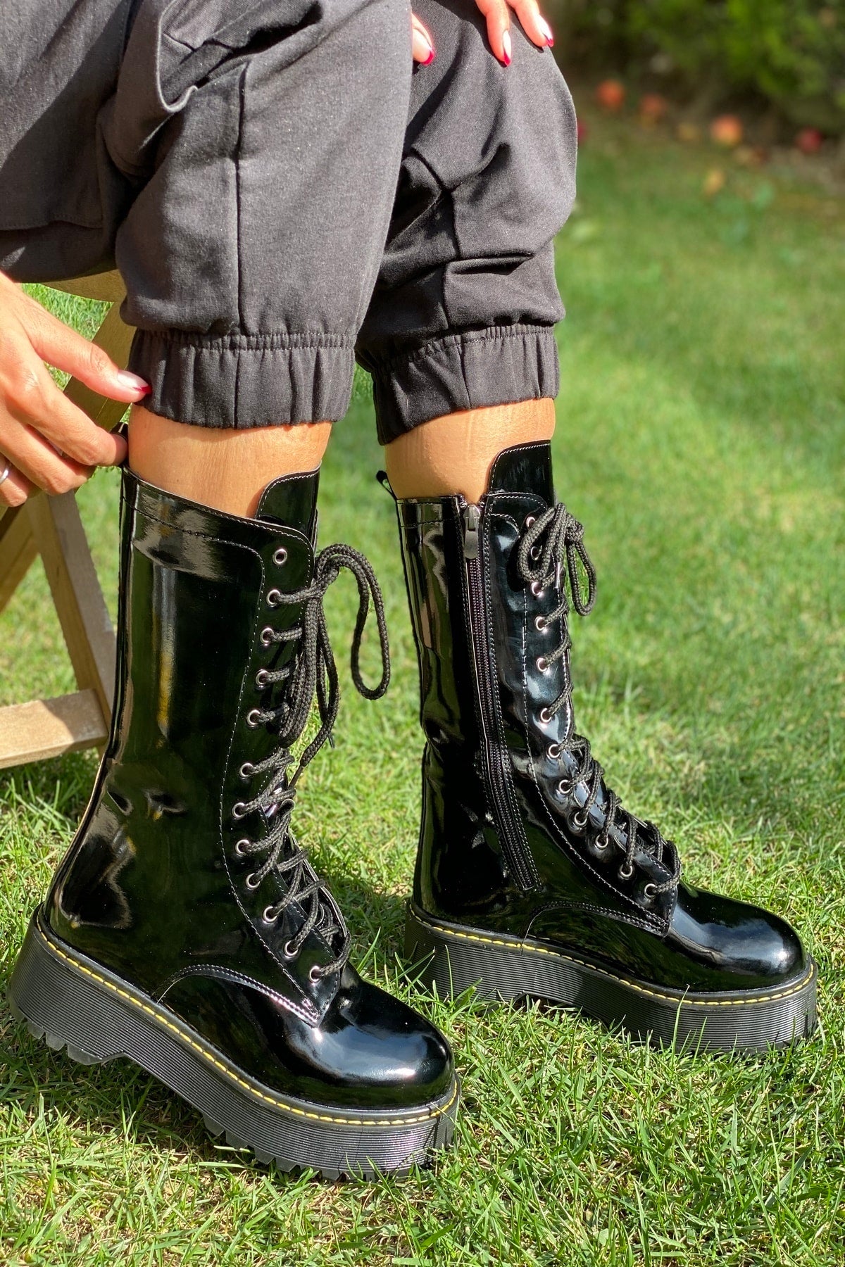 Leather Creeper Boots