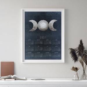 Triple Moon Print Calendar