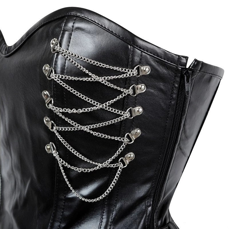 Chain Detail Corset Top