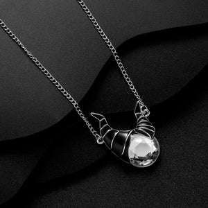 Witch Maleficent Crystal Necklace