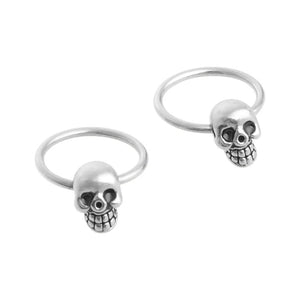 Retro Style Skull Earrings