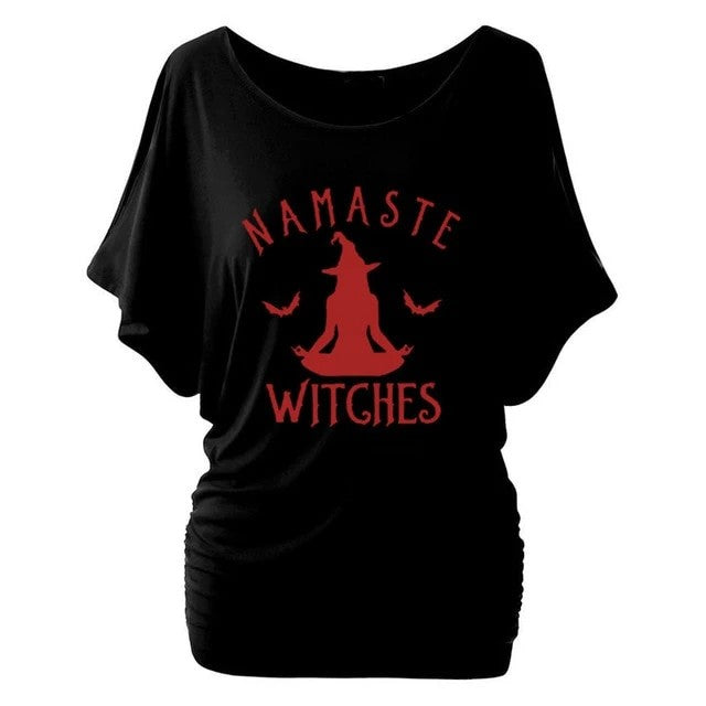 Namaste Witches Batwing Top