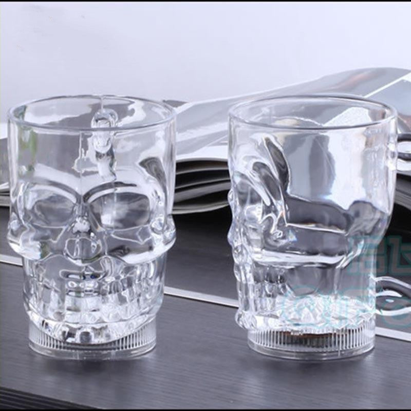 LED Skull Glass