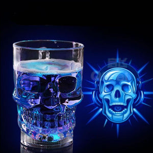 LED Skull Glass