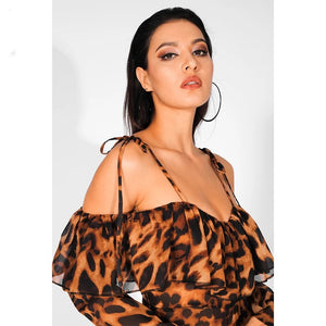 Leopard Playsuit