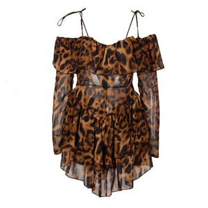 Leopard Playsuit