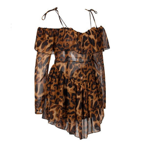 Leopard Playsuit