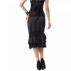 Asymmetric Victorian Style Skirt