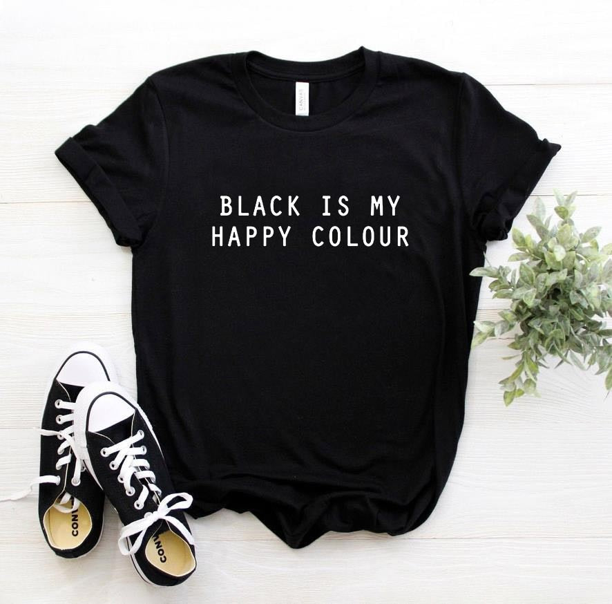 Black Is My Happy Colour Top