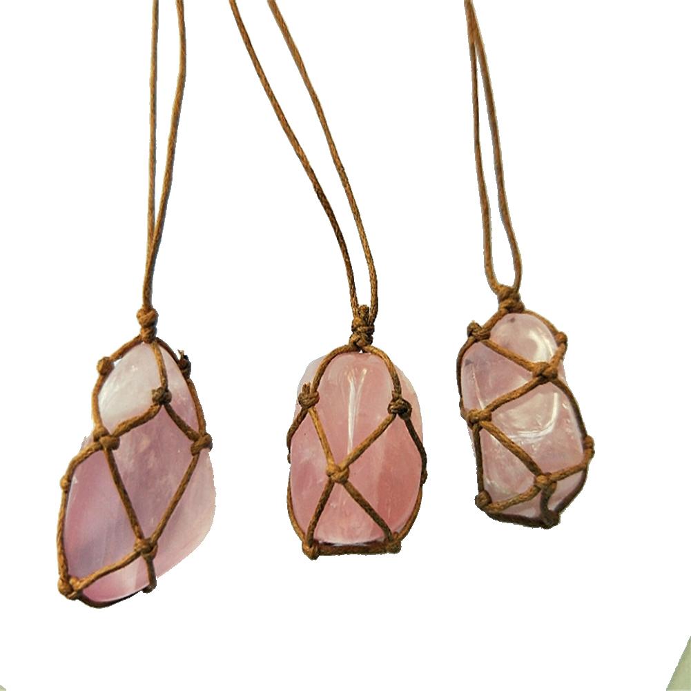 Natural Pink Stone Pendant