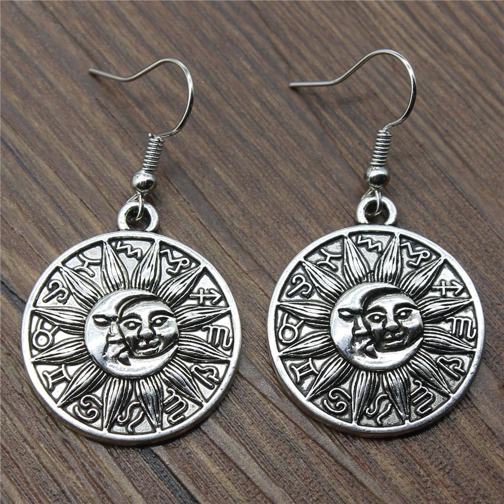 Sun And Moon Totem Earrings