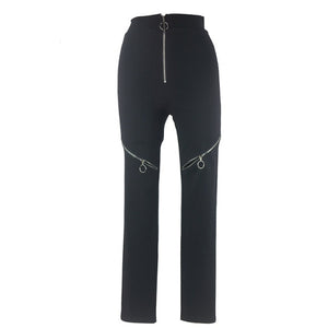 Zip Design Trousers