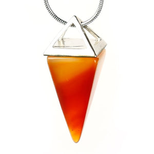 Conical Shaped Stone Pendant