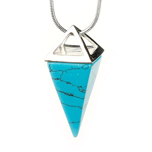 Conical Shaped Stone Pendant