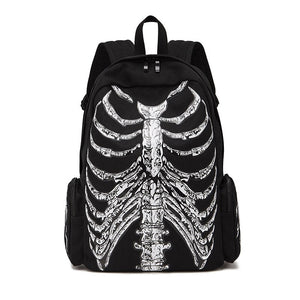 Skeleton Print Backpack