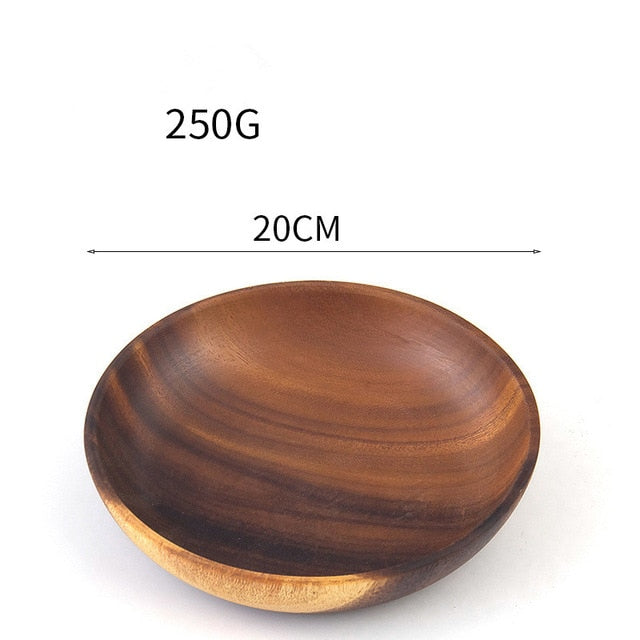 Wooden Bowls and Plates