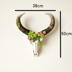 Animal Skull Head Wall Decor