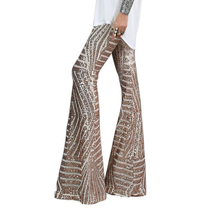 Glitter Flare Pants